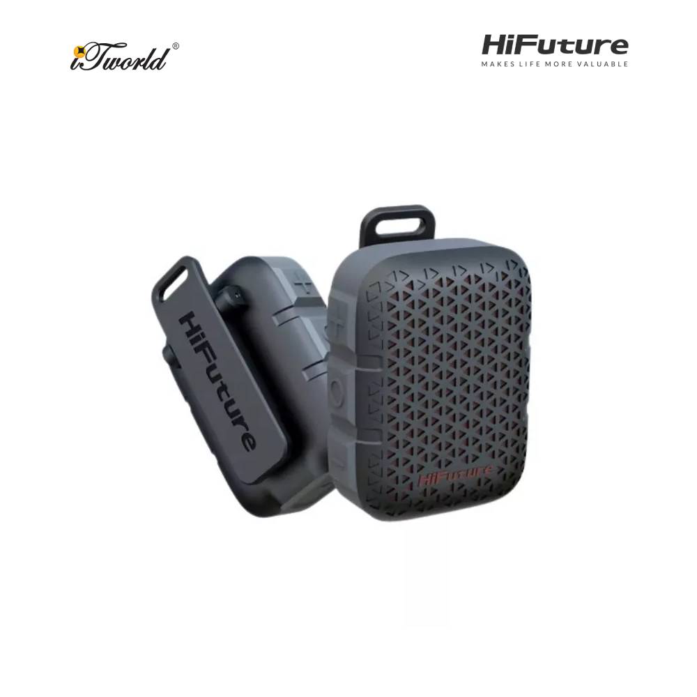 HiFuture Pocket S Mini Waterproof Bluetooth Speaker-Black