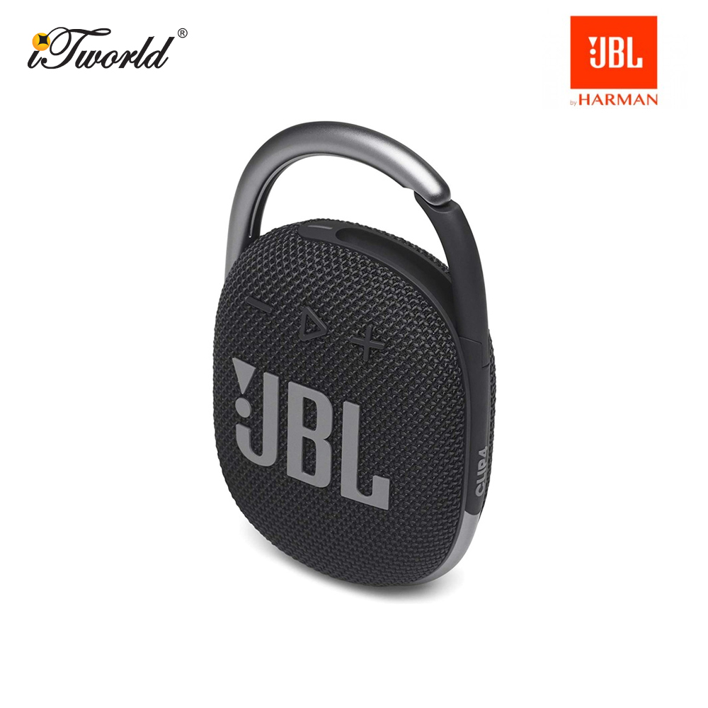 JBL Clip 4 Ultra-portable Waterproof Speaker - Black 050036378062