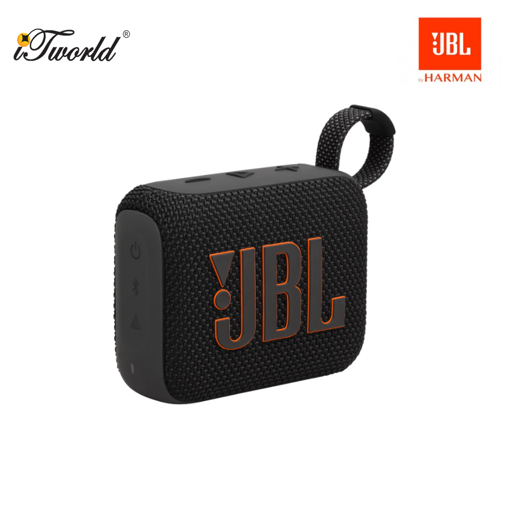 JBL GO 4   Portable Waterproof Speaker - Black 050036399340