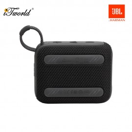 JBL GO 4   Portable Waterproof Speaker - Black 050036399340