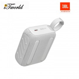 JBL GO 4   Portable Waterproof Speaker -White 050036399371