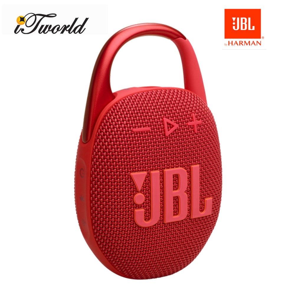 JBL Clip 5 Ultra-portable JBL Pro Sound-Red 050036400008