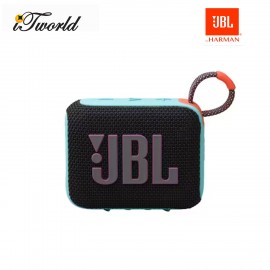 JBL GO 4   Portable Waterproof Speaker -Black Orange 050036401128