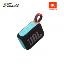 JBL GO 4   Portable Waterproof Speaker -Black Orange 050036401128