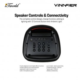 Vinnfier Tango XT2000 WMU Portable Trolley Loud Speaker 9555637204136