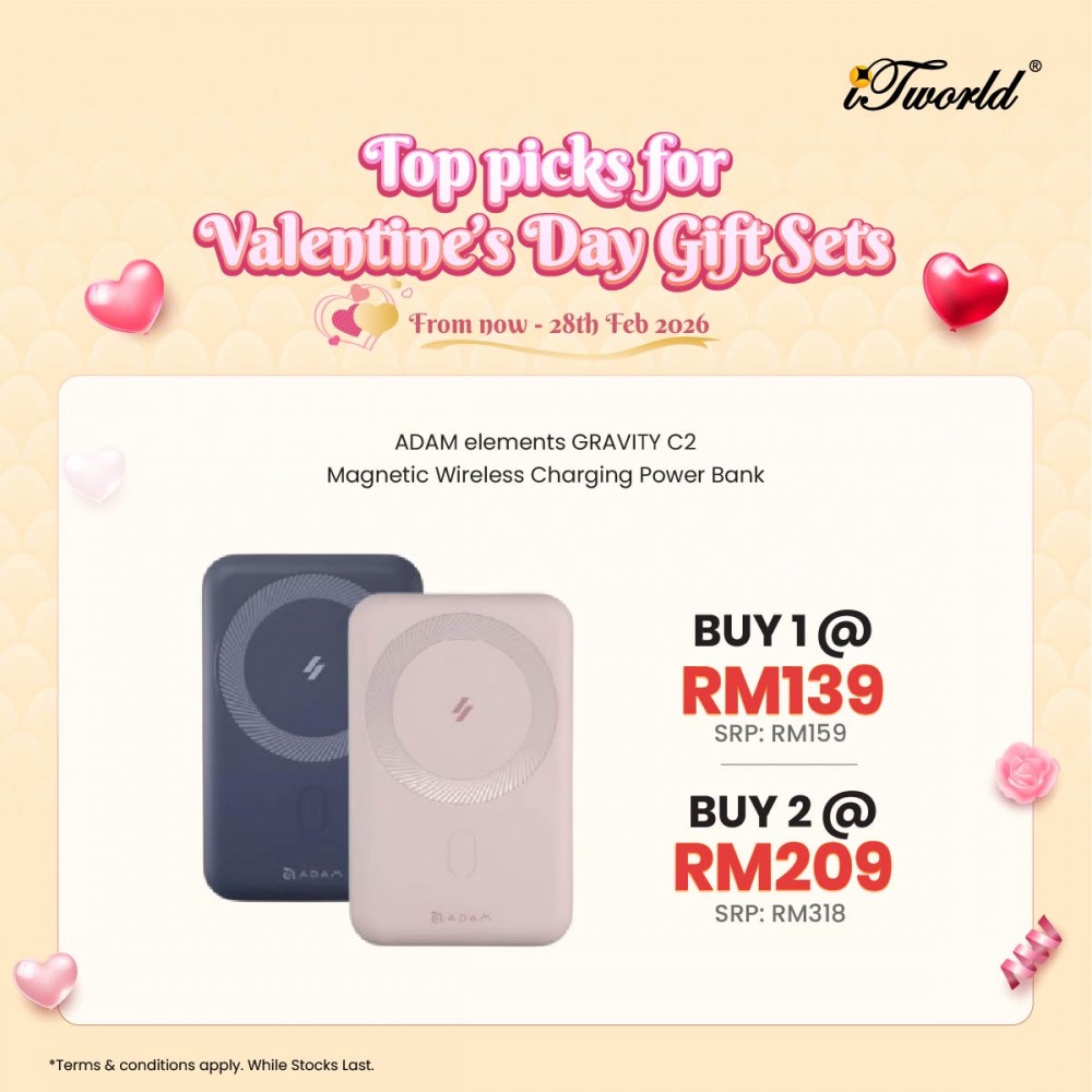 ADAM elements GRAVITY C2 Magnetic Wireless Charging Power Bank-Midnight 840741114754