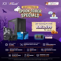 JOI Gaming PC 5140 (Intel core I5-14400F/8GB RAM/256GB SSD/RTX5060TI/W11P)