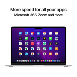 	(Great Eastern) Apple 13-inch MacBook Air M2 chip with 8-core CPU and 8-core GPU, 256GB - Silver