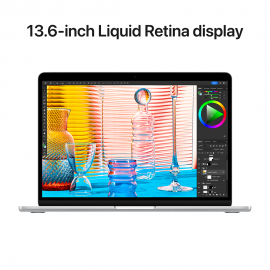 	(Great Eastern) Apple 13-inch MacBook Air M2 chip with 8-core CPU and 8-core GPU, 256GB - Silver