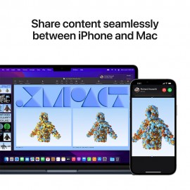 Apple 13-inch MacBook Air M2 chip with 8-core CPU and 10-core GPU, 16GB, 1TB SSD - Midnight