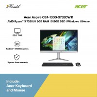 [Pre-order] Acer Aspire C24-1300-37320W11 AIO PC (R3-7320U,8GB,512GB SSD,AMD Radeon graphic,H&S,23.8”FHD,Kb+Ms,W11H,3Y) [ETA:3-5 working days]