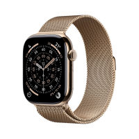 [Pre-order] Apple Watch Series 11 GPS + Cellular 46mm Gold Titanium Case with Gold Milanese Loop - S/M MFD74X/A [ETA: 14 Oct onwards]