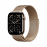 Apple Watch Series 11  GPS + Cellular 46mm  Gold Titanium Case with Gold Milanese Loop - S/M MFD74X/...