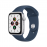 [2021] Apple Watch SE GPS, 44mm Silver Aluminium Case with Abyss Blue Sport Band