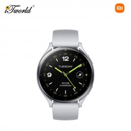 Xiaomi Watch 2 Silver Case with Grey TPU Strap