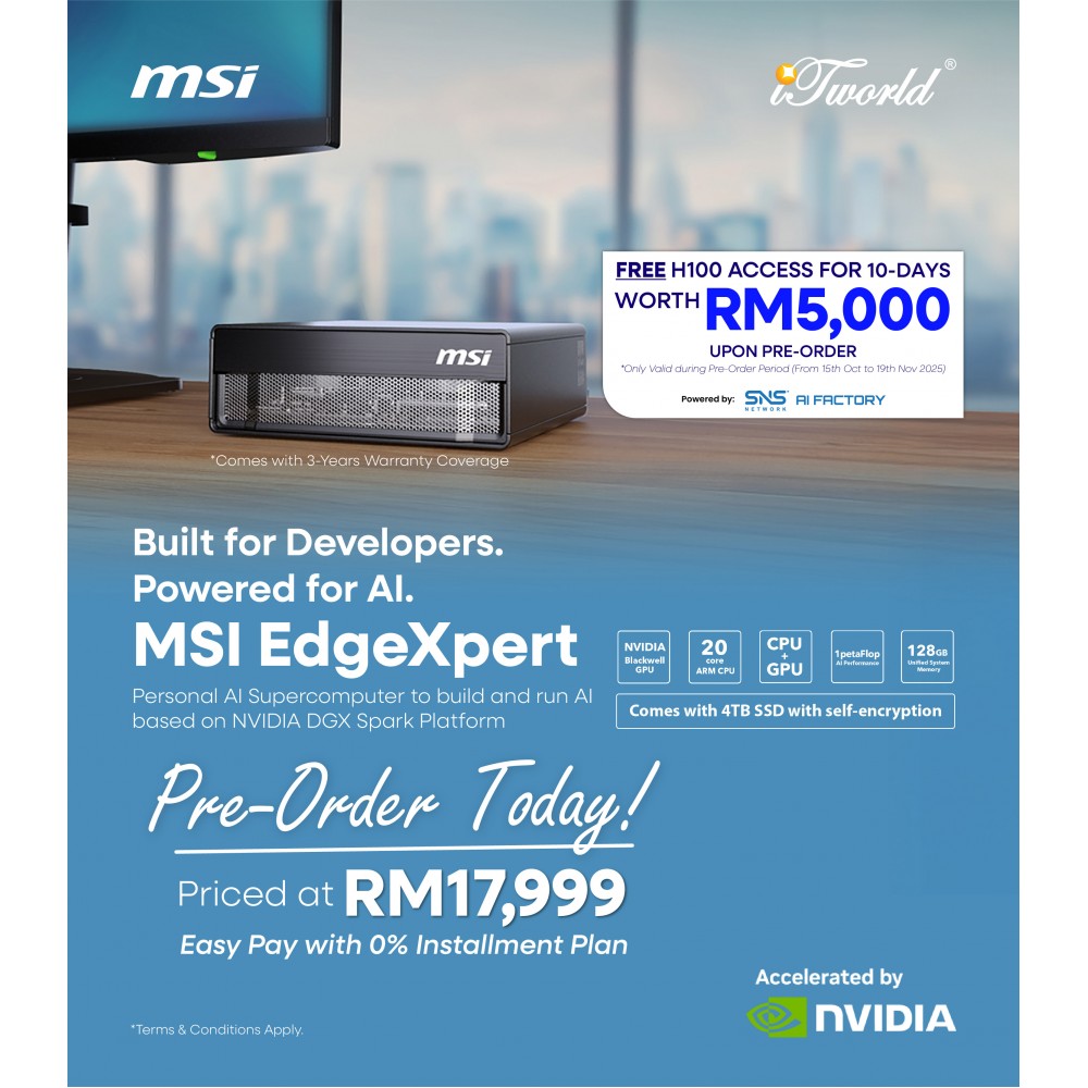 (Preorder) MSI EdgeXpert C931 AI Supercomputer