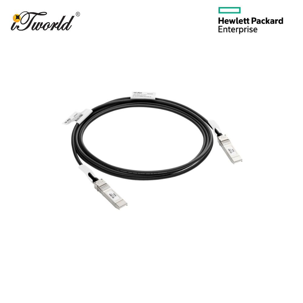 HPE Networking 10G SFP+ to SFP+ 3m DAC Cable - J9283D