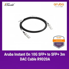 Aruba Instant On 10G SFP+ to SFP+ 3m DAC Cable - R9D20A