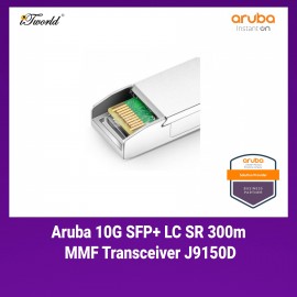 Aruba 10G SFP+ LC SR 300m MMF Transceiver - J9150D