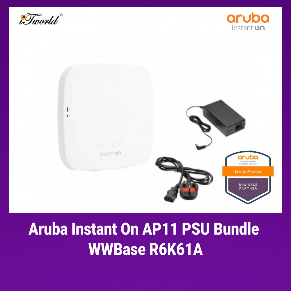 [PREORDER] Aruba Instant On AP11 PSU Bundle WWBase - R6K61A