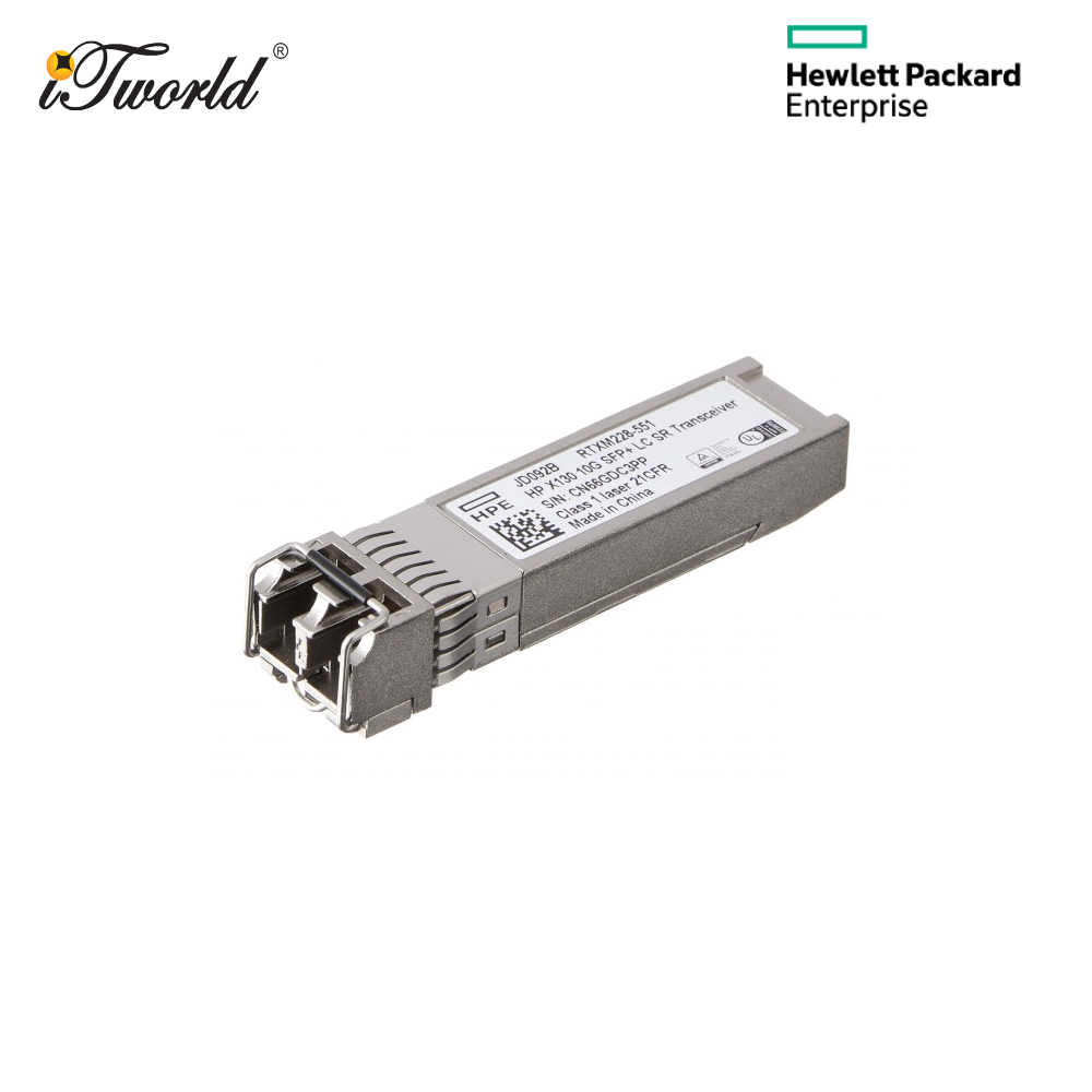 [Preorder] HPE Networking X130 10G SFP+ LC SR Transceiver - JD092B