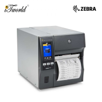ZEBRA ZT411 4-inch Industrial Thermal Transfer Printer 203 dpi with 4.3-inch Color Touch Display, UK/AU/JP/EU Cords, USB, 10/100 Ethernet, Bluetooth 4.1/MFi,  (ZT41142-T0P0000Z)