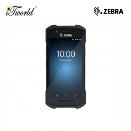 Zebra TC21 Mobile Computer Handheld 5'' Touch Screen Android Terminal Barcode Scanner 1D 2D Bluetooth 5.0 WiFi with Adapter, USB Cable and Hand Strap Kit (KT-TC210K-01A222-A601)