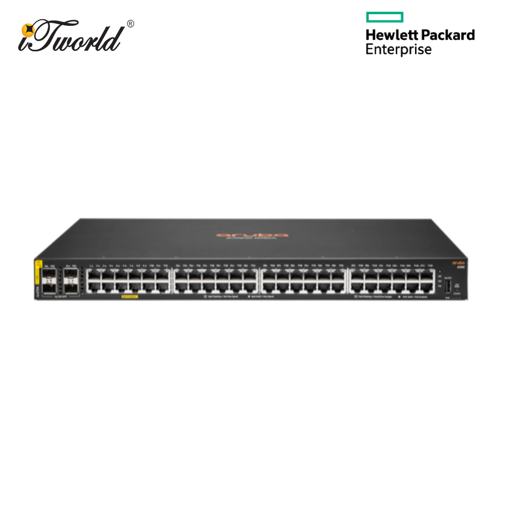 HPE Networking 6100 48G CL4 4SFP+ Switch - JL675A