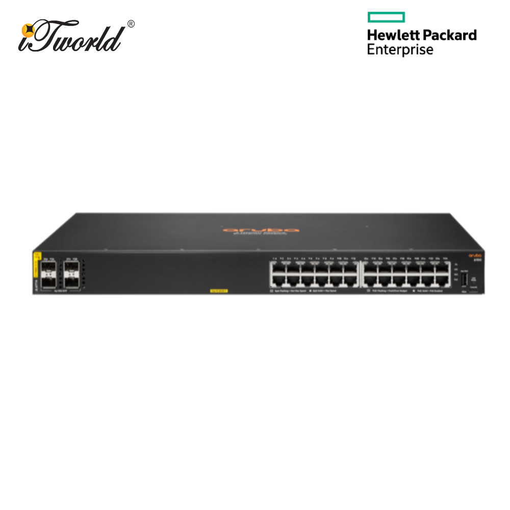 HPE Networking 6100 24G CL4 4SFP+ Switch - JL677A