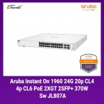 Aruba Instant On 1960 24G 20p CL4 4p CL6 PoE 2XGT 2SFP+ 370W Switch - JL807A