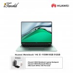 Huawei Matebook 14S (i5 -11300H,8GB,512GB, Windows 10 Home) Green + [FREE CD60 Backpack + CD20 Mouse + 365 Personal]