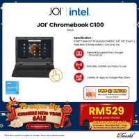 JOI Chromebook C100 (N4120,4GB,64GB,11.6 Inches Touch) QC-C100 Laptop +Free Joi Backpack