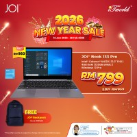 JOI Book 133 Pro Notebook (Celeron N4120,4GB,128GB eMMC,13.3''FHD,W10,GRY)