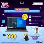 JOI Book 133 Pro Notebook (Celeron N4120,4GB,128GB eMMC,13.3''FHD,W10,GRY)
