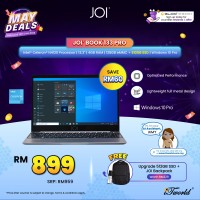 JOI Book 133 Pro Notebook (Celeron N4120,4GB,128GB eMMC,13.3''FHD,W10,GRY)