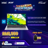 Acer Aspire Lite 15 AL15-33P-C9WF Laptop (Intel??® N150 | 15.6"FHD | 8GB RAM | 512GB SSD | Intel??® Intergrated Graphics | Windows 11 Home | Microsoft Office Home & Student 2024 + Microsoft 365 Basic)