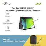 [Ready Stock] Acer Spin 5 SP513-55N-53Q7 NBK (Spin5,i5-1135G7,8GB,512GB SSD,Iris Xe Graphics,13.5"QHD Touch,W10H,Grey) [FREE] Acer Backpack + Acer Stylus Pen 