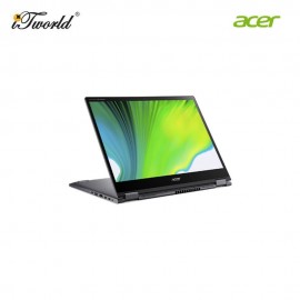 [Ready Stock] Acer Spin 5 SP513-55N-53Q7 NBK (Spin5,i5-1135G7,8GB,512GB SSD,Iris Xe Graphics,13.5"QHD Touch,W10H,Grey) [FREE] Acer Backpack + Acer Stylus Pen 