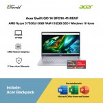 [Pre-order] Acer Swift GO 14 SFG14-41-R5VF Laptop (R5-7530U,8GB,512GB SSD,AMD Radeon Graphics,H&S,14”FHD,W11H,Sil) [ETA: 3-5 working days]