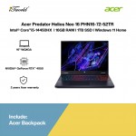 Acer Predator Helios Neo 16 PHN16-72-52TR Gaming Laptop (NVIDIA  ® GeForce RTX™ 4050 | C i5-14450HX | 16" | 16GB RAM | 1TB SSD | Windows 11 Home)
