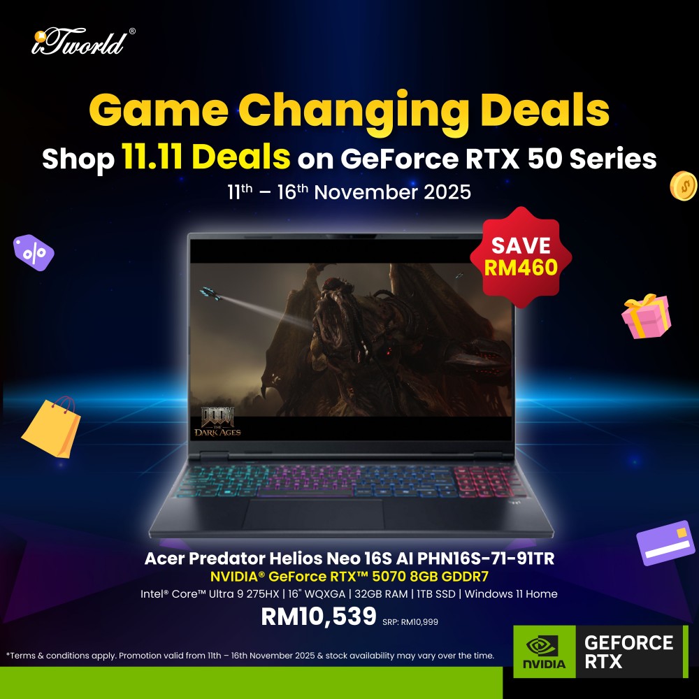 Acer Predator Helios Neo 16S Ai PHN16S-71-91TR Gaming Laptop (NVIDIA  ® GeForce RTX™ 5070 | CU 9-275HX | 16" WQXGA OLED | 32GB RAM | 1TB SSD | Windows 11 Home)