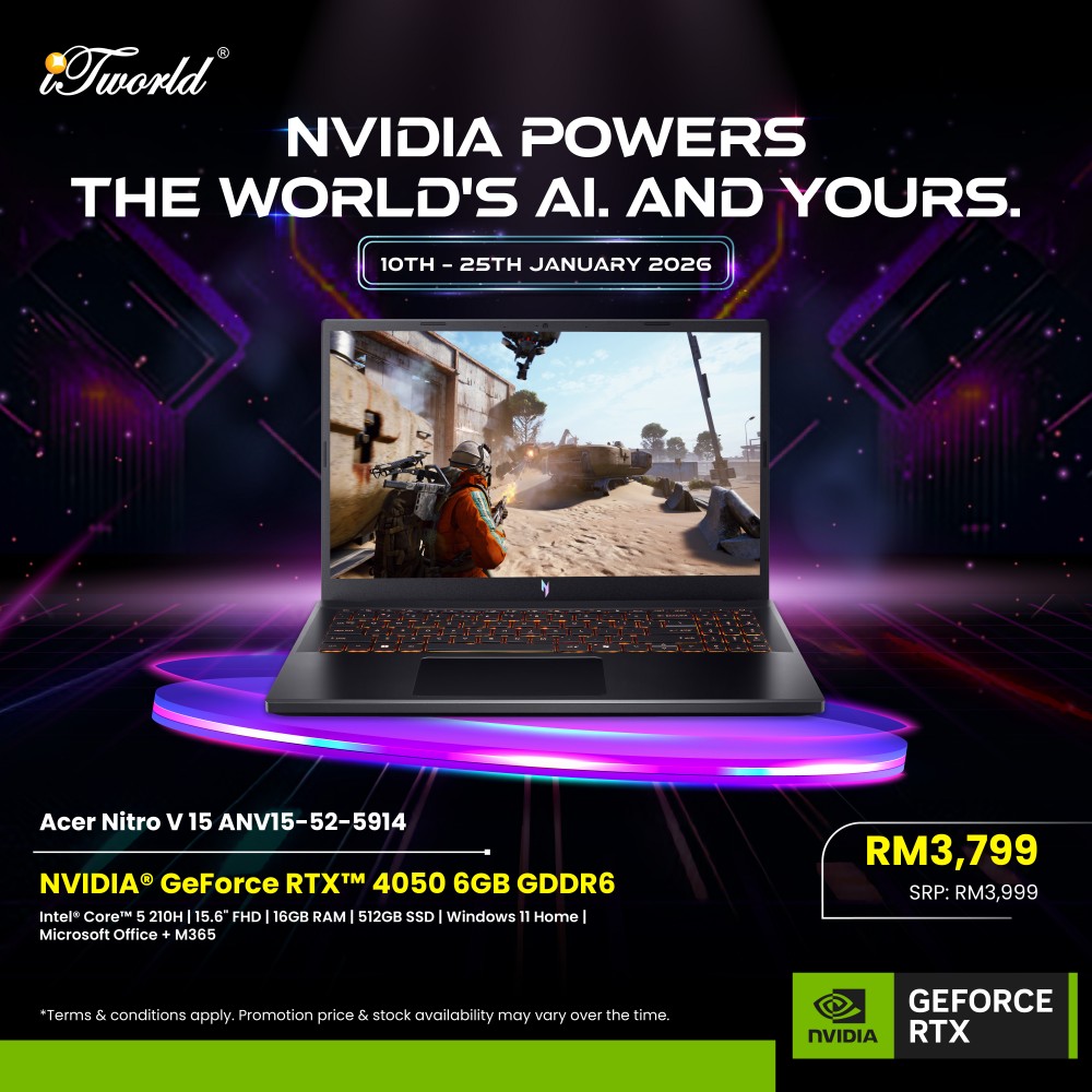 Acer Nitro V 15 ANV15-52-5914 (NVIDIA  ® GeForce RTX™ 4050 | C 5 210H | 15.6” FHD | 16GB RAM | 512GB SSD | Windows 11 Home) 