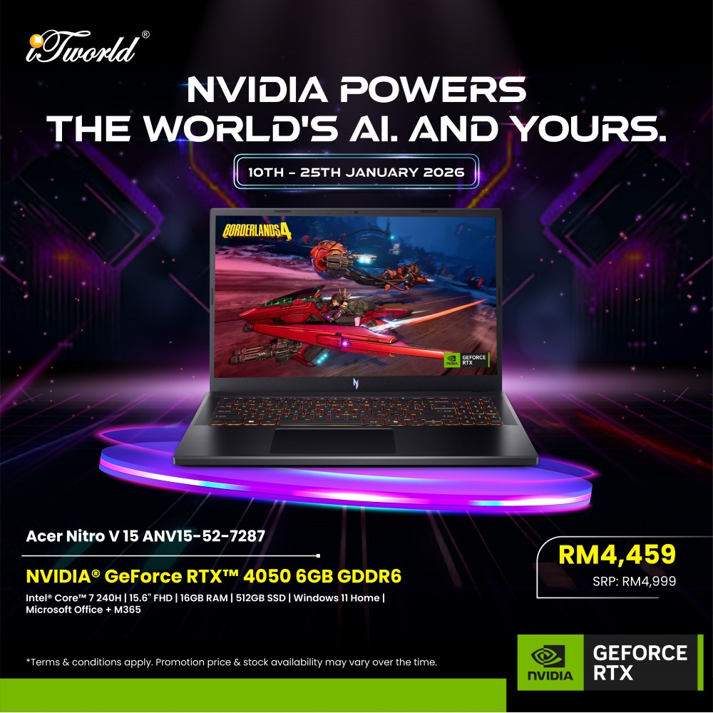 Acer Nitro V 15 ANV15-52-7287 (NVIDIA  ® GeForce RTX™ 4050 | C 7 240H | 15.6” FHD | 16GB RAM | 512GB SSD | Windows 11 Home)