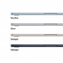 Apple 15-inch MacBook Air, M5 chip with 10‑core CPU and 10‑core GPU, 16GB, 512GB SSD - Starlight