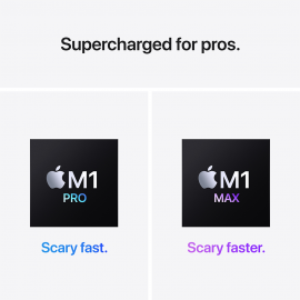 Apple 16-inch MacBook Pro M1 Pro chip with 10core CPU and 16core GPU, 512GB SSD - Space Grey