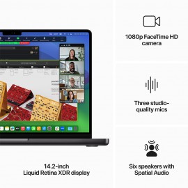 14-inch MacBook Pro: Apple M3 Pro chip with 11‑core CPU and 14‑core GPU, 512GB SSD - Space Black