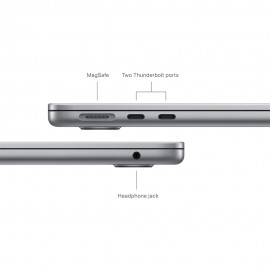 (Great Eastern) 13-inch MacBook Air: Apple M3 chip with 8-core CPU and 10-core GPU, 16GB, 512GB SSD - Space Grey