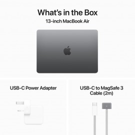 (Great Eastern) 13-inch MacBook Air: Apple M3 chip with 8-core CPU and 10-core GPU, 16GB, 512GB SSD - Space Grey