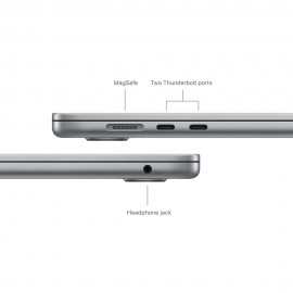Apple 15-inch MacBook Air M3 chip with 8-core CPU and 10-core GPU, 8GB, 256GB SSD - Space Grey