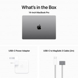 (Pre-order) 14-inch MacBook Pro: Apple M3 chip with 8‑core CPU and 10‑core GPU, 512GB SSD - Space Grey (ETA: from 8 Dec onwards)
